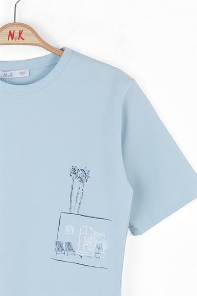 Nk Kız Çocuk View Tshirt 8-14 Yaş Mavi
