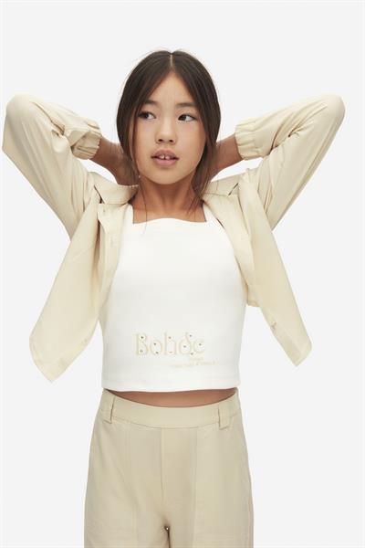 Nk Kız Çocuk Vintage Crop 10-16Yaş Ekru