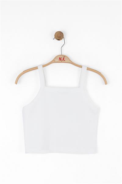 Nk Kız Çocuk Vintage Crop 10-16Yaş Ekru