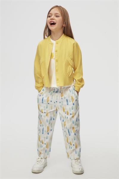 Nk Kız Çouk Canary Ceket 4-8 Yaş Sarı
