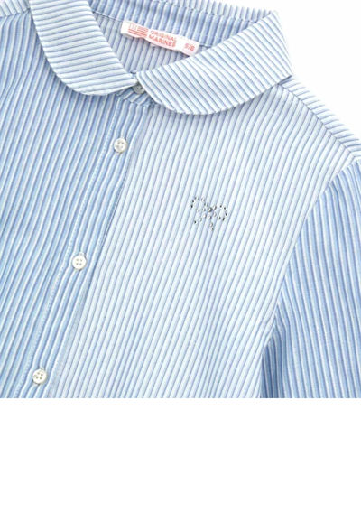 Orginal Marines Cizgili Gömlek Elbise 29 Yaş Mavi