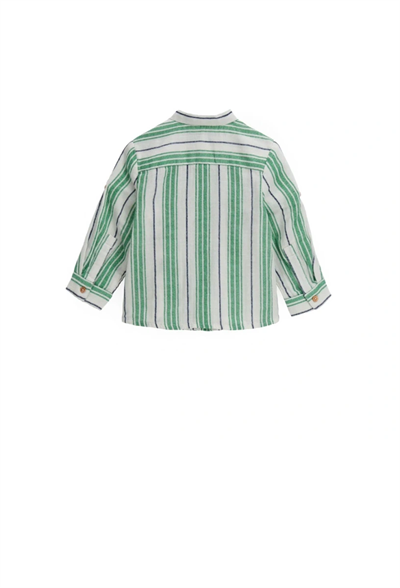 Orginal Marines Erkek Bebek Hakim Yaka Gömlek 9-24 Ay Yeşil