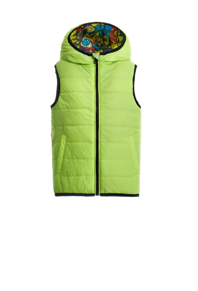 Orginal Marines Erkek Çocuk Çift Taraflı Yelek 2-9 Yaş Neon