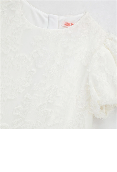 Orginal Marines Kız Çocuk Şık Elbise 3-8 Yaş Ekru