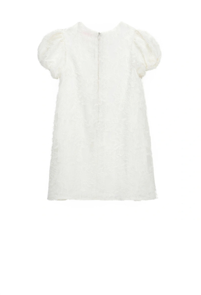 Orginal Marines Kız Çocuk Şık Elbise 3-8 Yaş Ekru