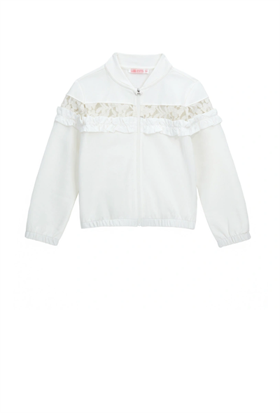 Original Marines Kız Çocuk Ceket 3-8 Yaş Beyaz