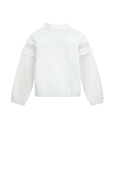 Original Marines Kız Çocuk Ceket 3-8 Yaş Beyaz