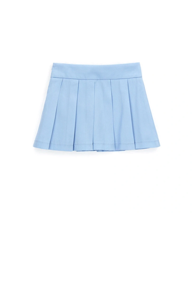 Original Marines Kız Çocuk Pileli Şort Etek 3-8 Yaş Mavi