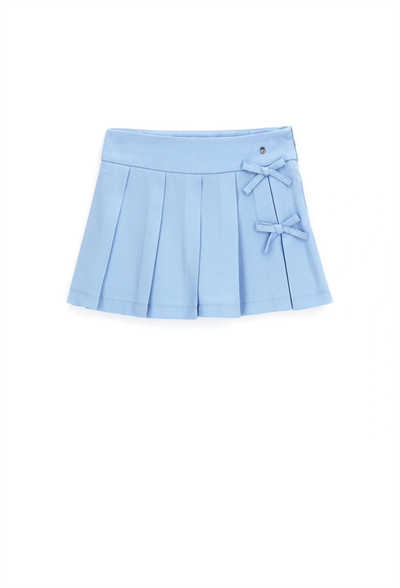 Original Marines Kız Çocuk Pileli Şort Etek 3-8 Yaş Mavi