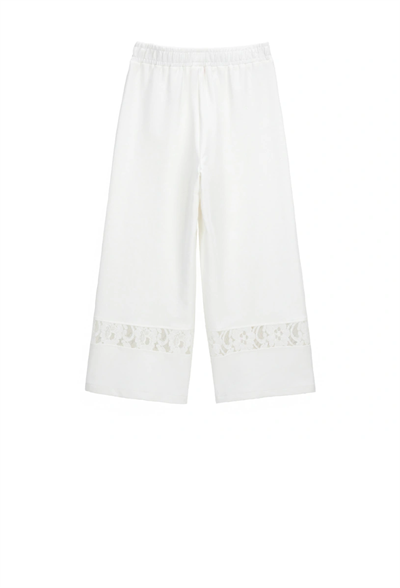 Original Marines Kız Çocuk Tek Alt 3-8 Yaş Beyaz