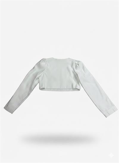 Pamina kız Çocuk Şık Bolero 8-12 Yaş Ekru