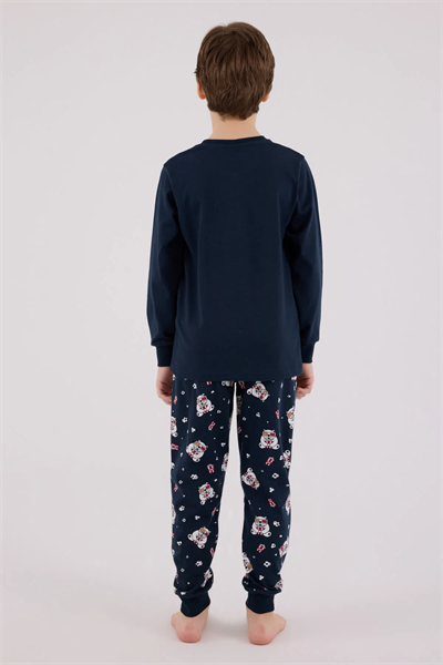 Rolypoly Erkek Çocuk Pijama Takım 2-8 Yaş Lacivert
