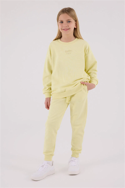Rolypoly Kız Çocuk Eşofman Takım 2-8 Yaş Sarı