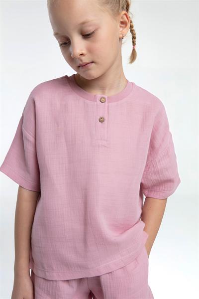 Rolypoly Kız Çocuk Müslin Şortlu Takım 2-8 Yaş G.Kurusu