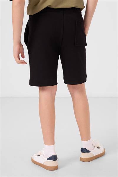 Tommylife Erkek Çocuk Pamuklu Şort 7-15 Yaş Siyah
