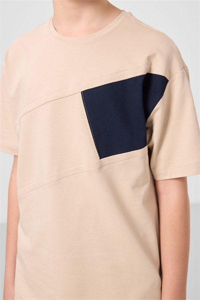 Tommylife Erkek Çocuk Şortlu Takım 7-15 Yaş Bej