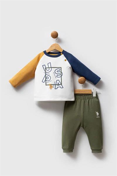 U.S Polo Erkek Bebek Takım 6-36 Ay Yeşil