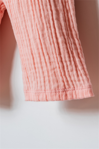 U.S. Polo Assn Kız Bebek Müslin Pantolonlu Takım 6-36 Ay Somon