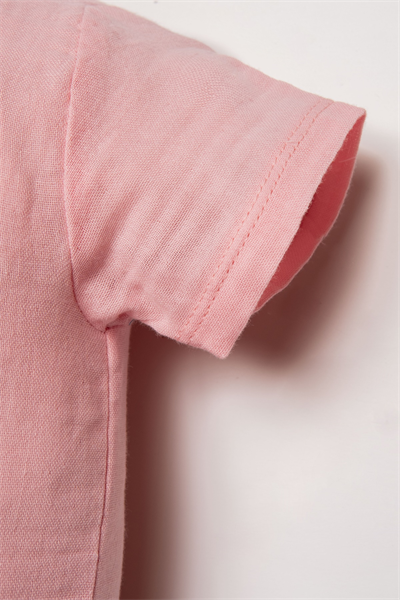 U.S. Polo Assn Kız Bebek Müslin Pantolonlu Takım 6-36 Ay Pudra