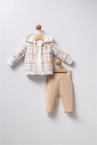 U.S. Polo Assn Kız Bebek Takım 6-36 Ay Beyaz