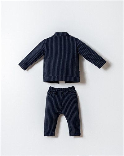 U.S. Polo Assn Erkek Bebek 3Lü Pantolonlu Takım 6-36 Ay Lacivert