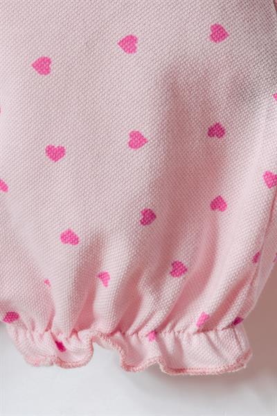 U.S. Polo Assn Kız Bebek Tulum  6-36 Ay Pembe