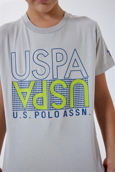 U.S. Polo Assn Erkek Çocuk Şortlu Takım  4-15 Yaş Gri