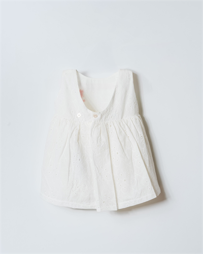 U.S. Polo Assn Kız Bebek Dantel Elbise 6-36 Ay Ekru