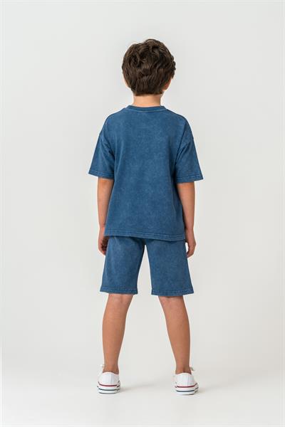 U.S. Polo Assn Erkek Çocuk Şortlu Takım  4-15 Yaş İndigo