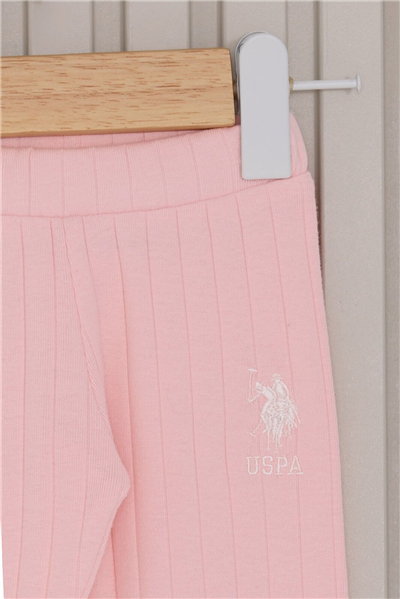 U.S. Polo Assn. Kız Bebek  Regular Fit Takım 0-3 Ay Pembe