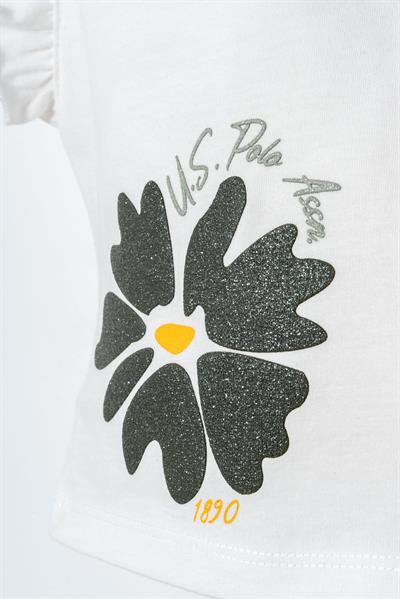 U.S. Polo Assn. Kız Bebek Şort Takım 6-36 Ay Yeşil