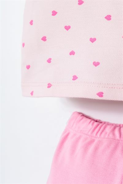 U.S. Polo Assn. Kız Bebek Şort Takım 6-36 Ay Pembe