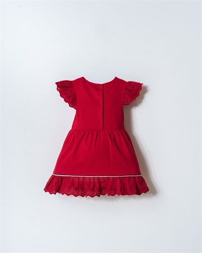 U.S. Polo Assn. Kız Bebek Elbise 6-36 Ay Kırmızı