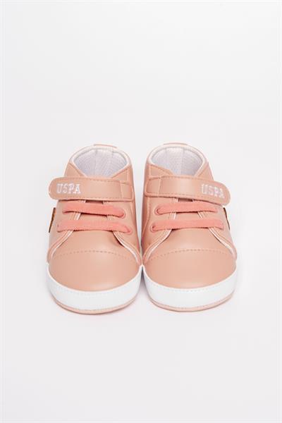 U.S. Polo Assn. Kız Bebek İlk Adım Ayakkabı 17-19 Numara Pembe