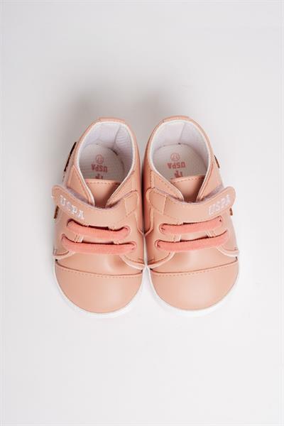 U.S. Polo Assn. Kız Bebek İlk Adım Ayakkabı 17-19 Numara Pembe