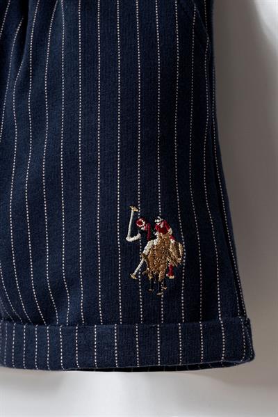 U.S. Polo Assn. Erkek Bebek Şort Takım 6-36 Ay Kahverengi