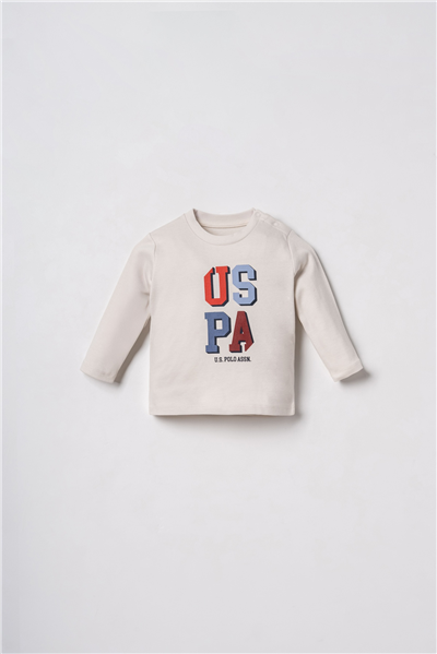 U.S. Polo Assn. Erkek Bebek Baskılı Kırmızı Hırkalı Eşofman Takım 6-36 Ay Kırmızı