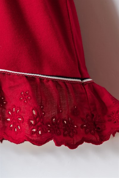 U.S. Polo Assn. Kız Bebek Elbise 6-36 Ay Kırmızı