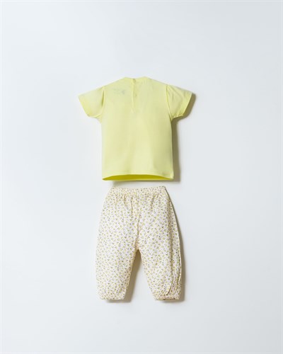 U.S. Polo Assn. Kız Bebek Pantolonlu Takım 6-36 Ay Sarı