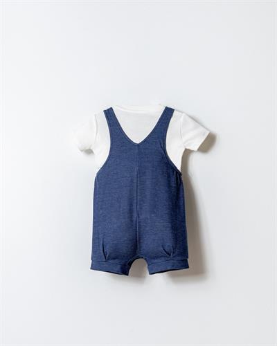 U.S. Polo Assn. Erkek Bebek Tulum 6-36 Ay Mavi