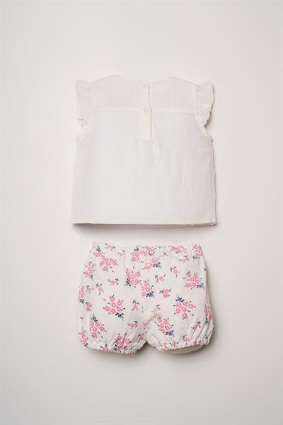 U.S. Polo Assn. Kız Bebek Şort Takım 6-36 Ay Pembe