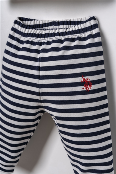 U.S. Polo Assn. Erkek Bebek Eşofman Takım 6-36 Ay Beyaz