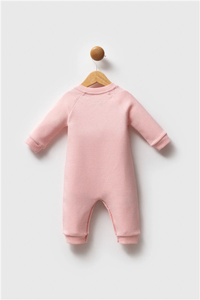 U.S. Polo Assn. Kız Bebek  Regular Fit Tulum 3-18 Ay Pembe