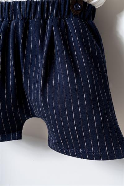 U.S. Polo Assn. Erkek Bebek Şort Takım 6-36 Ay Beyaz