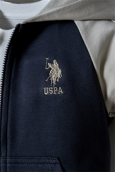 U.S. Polo Assn. Erkek Bebek 3Lü Eşofman Takım 6-36 Ay Gri