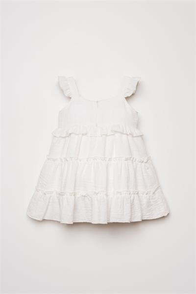 U.S. Polo Assn. Kız Bebek Elbise 6-36 Ay Beyaz