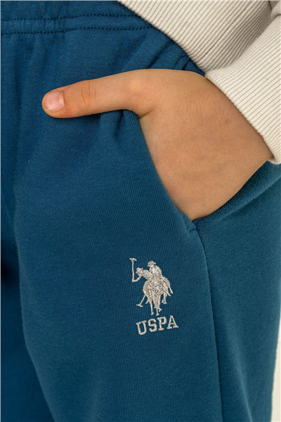 U.S. Polo Assn.Erkek Çocuk Baskılı EşofmanTakım 9-14 Yaş TAŞ