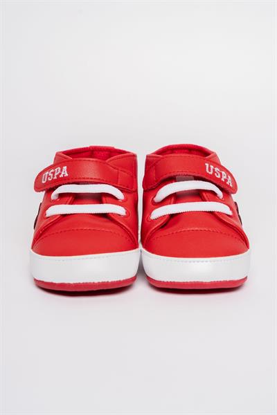 U.S. Polo Assn. Kız Bebek İlk Adım Ayakkabı 17-19 Numara Kırmızı