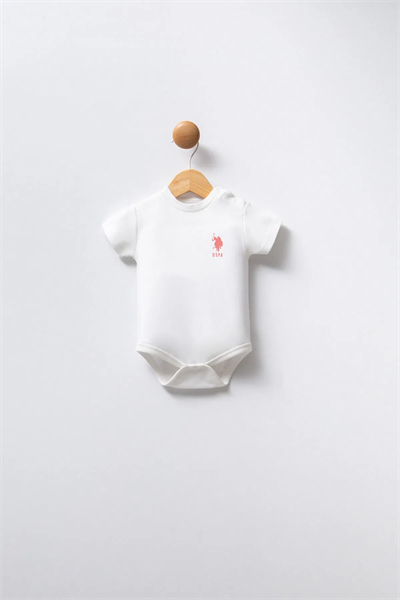 Us Polo Kız Bebek 3Lü Zıbın 0-24 Ay Pembe