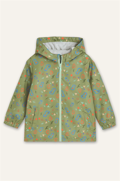 Zeyland Erkek Çocuk Kapüşonlu Yağmurluk 2-8 Yaş Yeşil